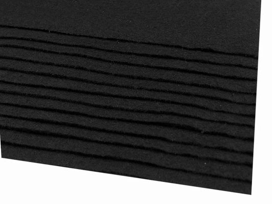 felt sheet, 1 mm, 20x30 cm-black
