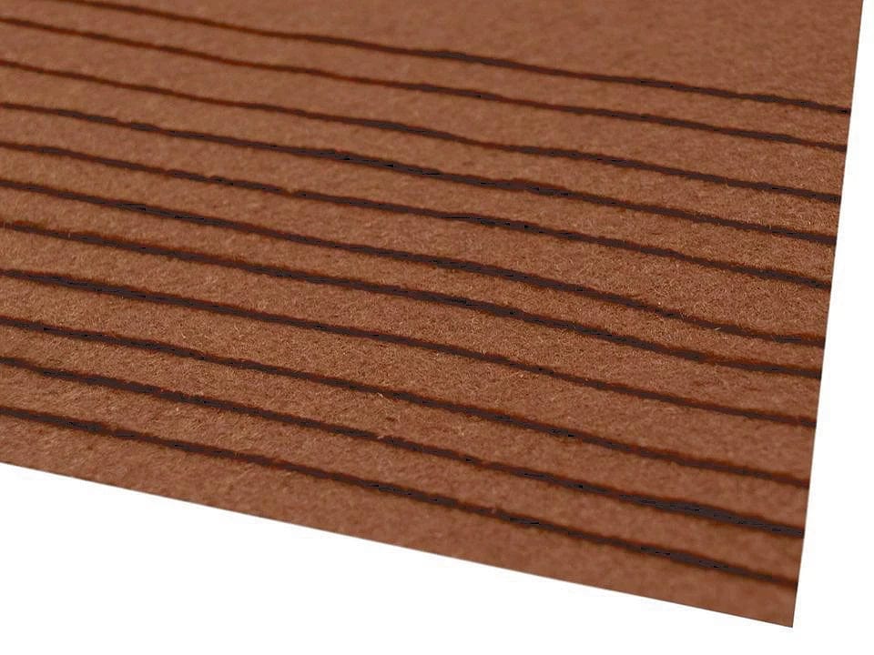 felt sheet, 1 mm, 20x30cm-warm brown
