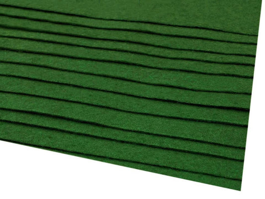 felt sheet, 1 mm, 20x30cm - dark green
