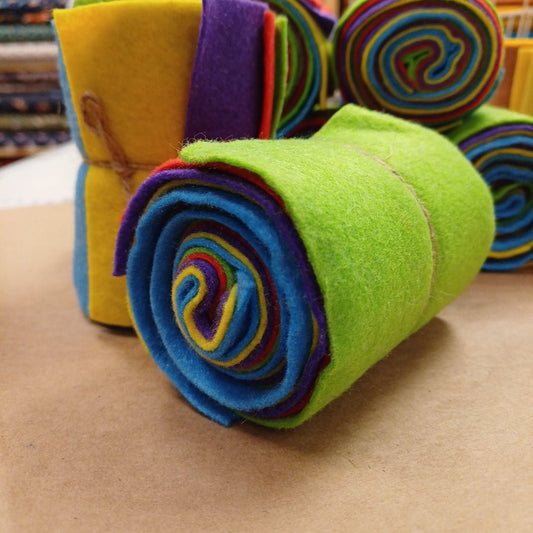 Felt roll - bright shades