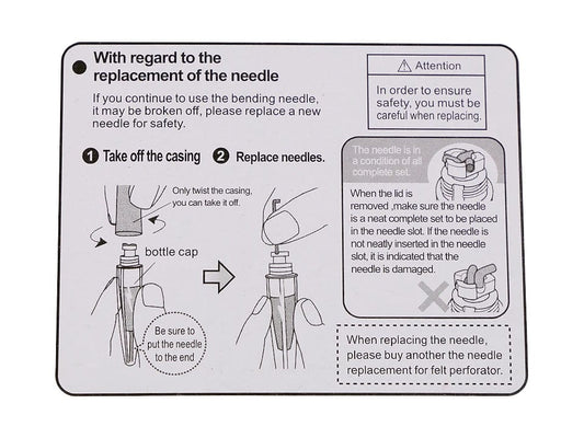 Felting needle-3 needles