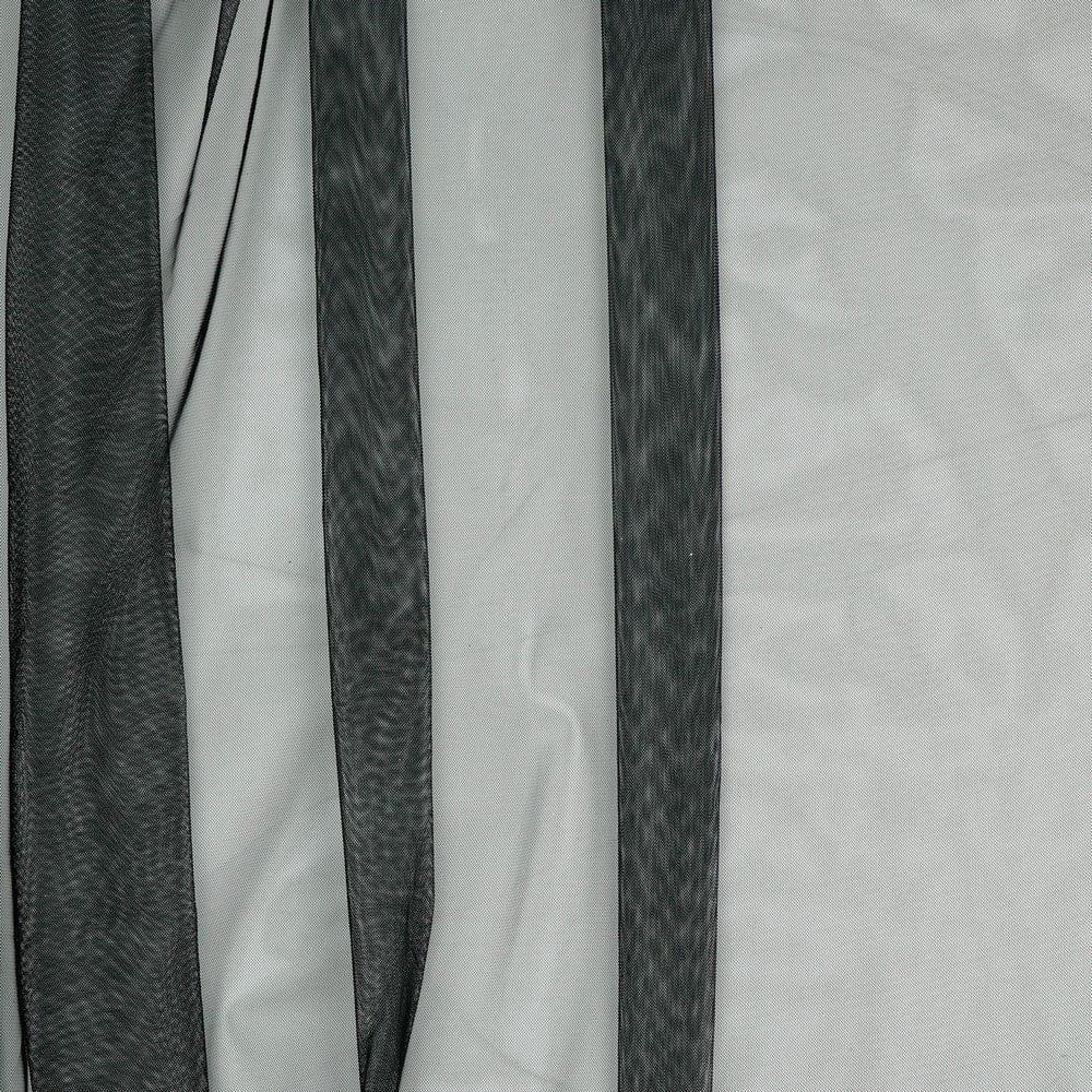 extra soft black tulle 25 g/m²