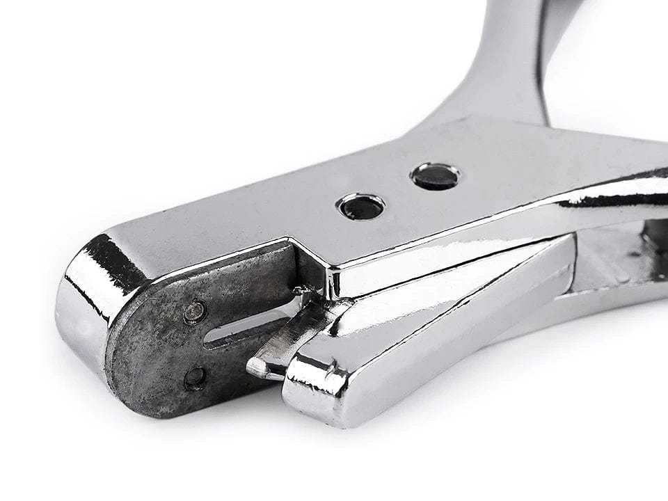 Pliers for marks on fabric, leather, paper