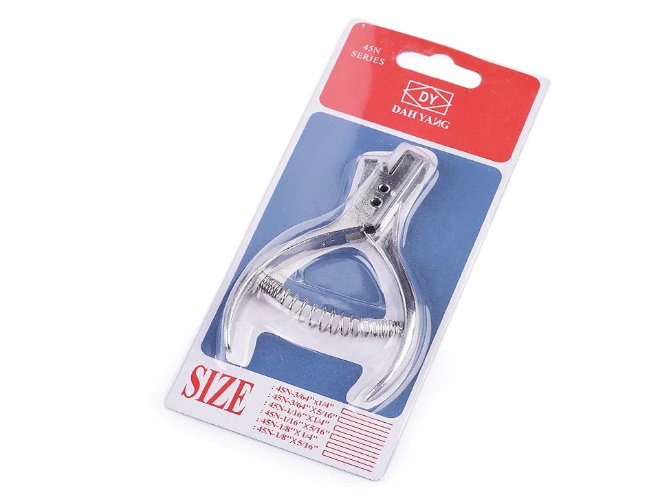 Pliers for marking fabric, leather, paper