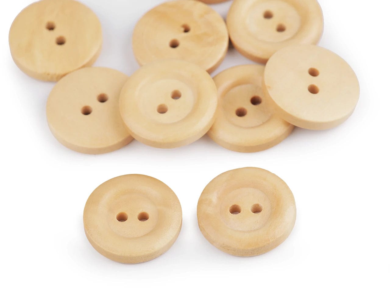 Wooden buttons 15 mm