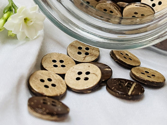 Coconut buttons 30 mm
