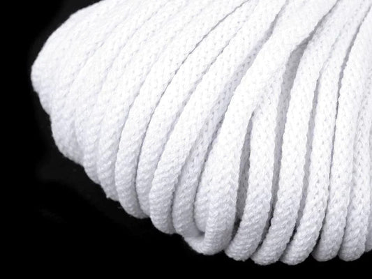 Cotton cord 5mm - white