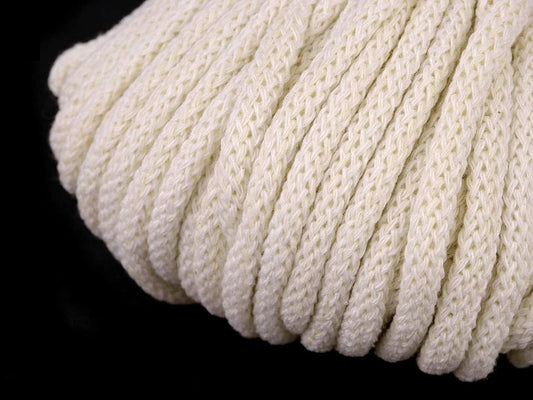 alt
Cotton cord 5 mm - milky white