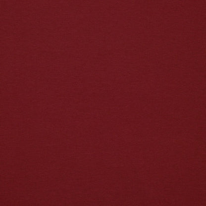 Cotton loopback knit - dark red 235 g/m² (GOTS certified)