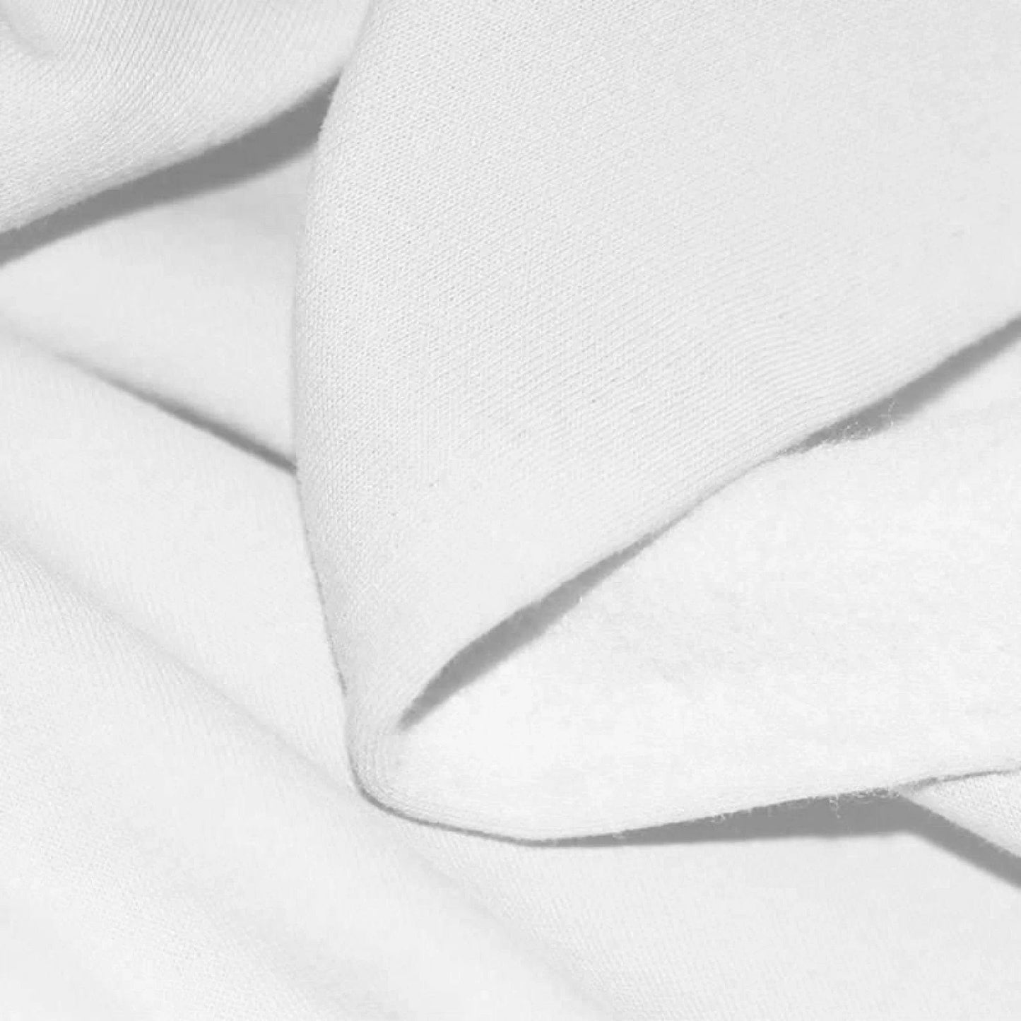 White insulated cotton knit, 285 g/m²