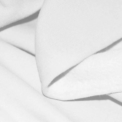 White insulated cotton knit, 285 g/m²
