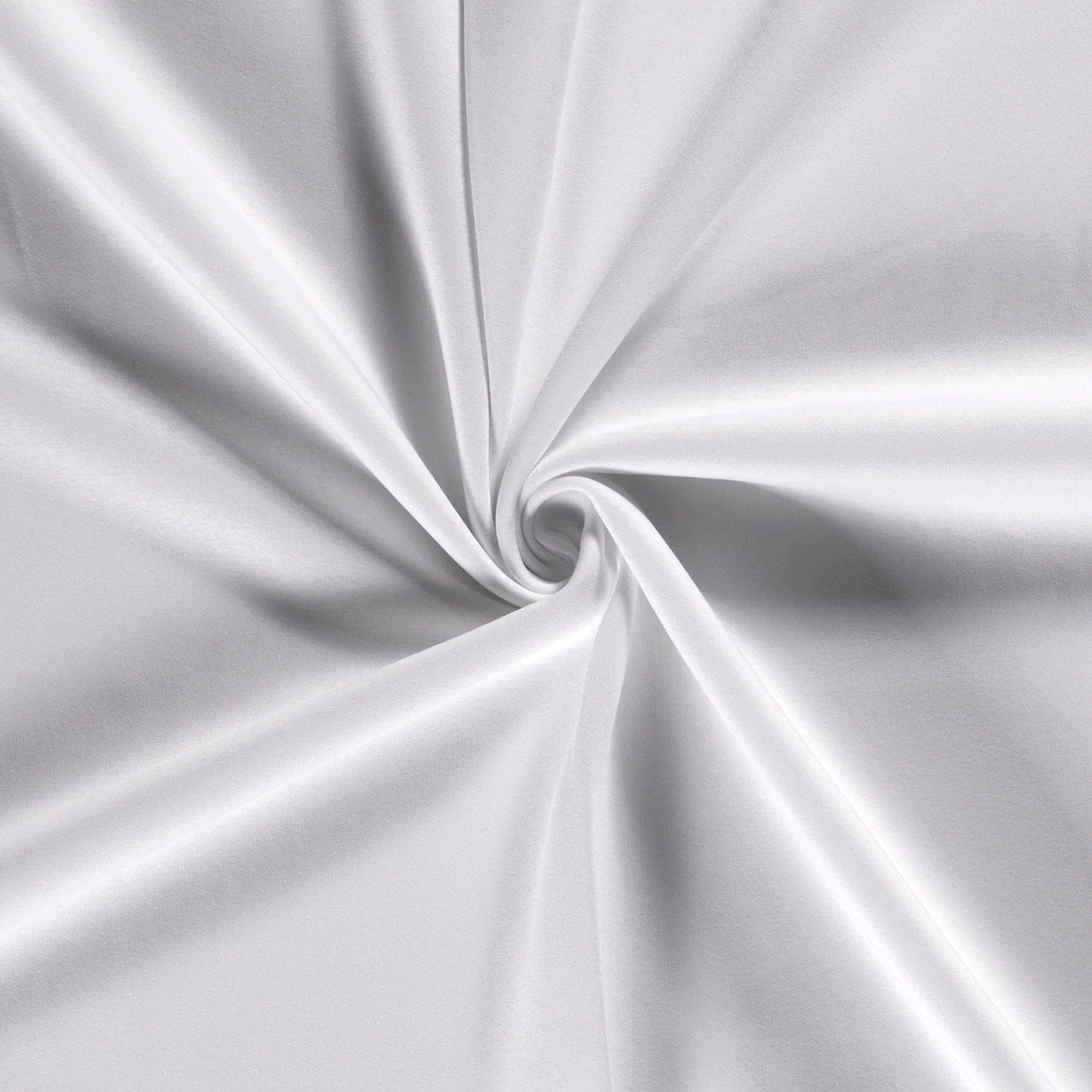 White insulated cotton knit fabric 285 g/m²