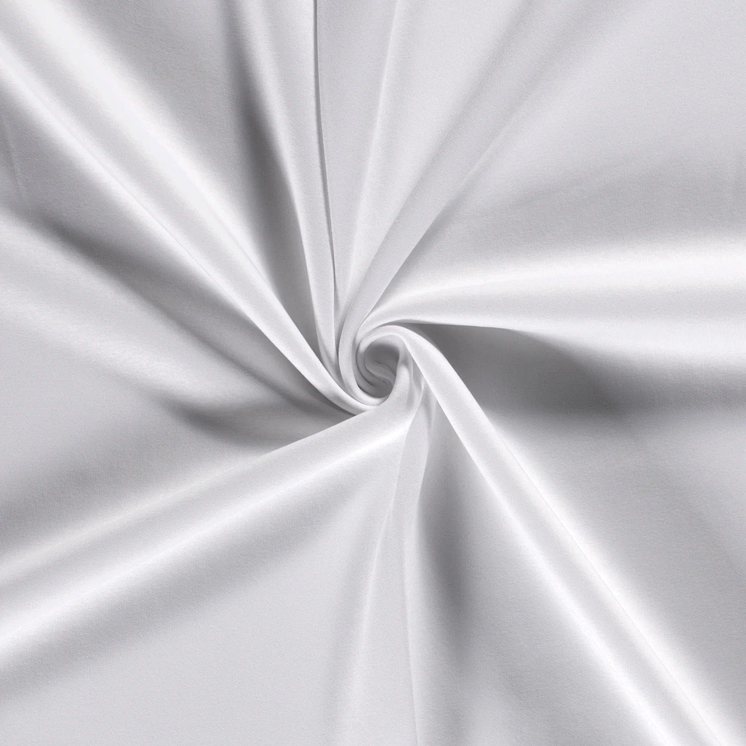 White insulated cotton knit fabric 285 g/m²