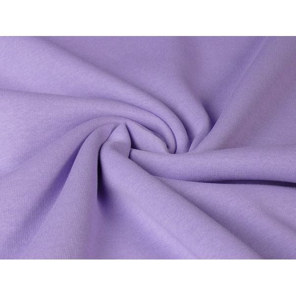 Cotton brushed knit - lavender 285 g/m²