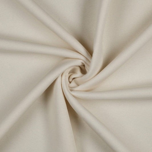 Unbleached natural cotton brushed jersey 285 g/m²