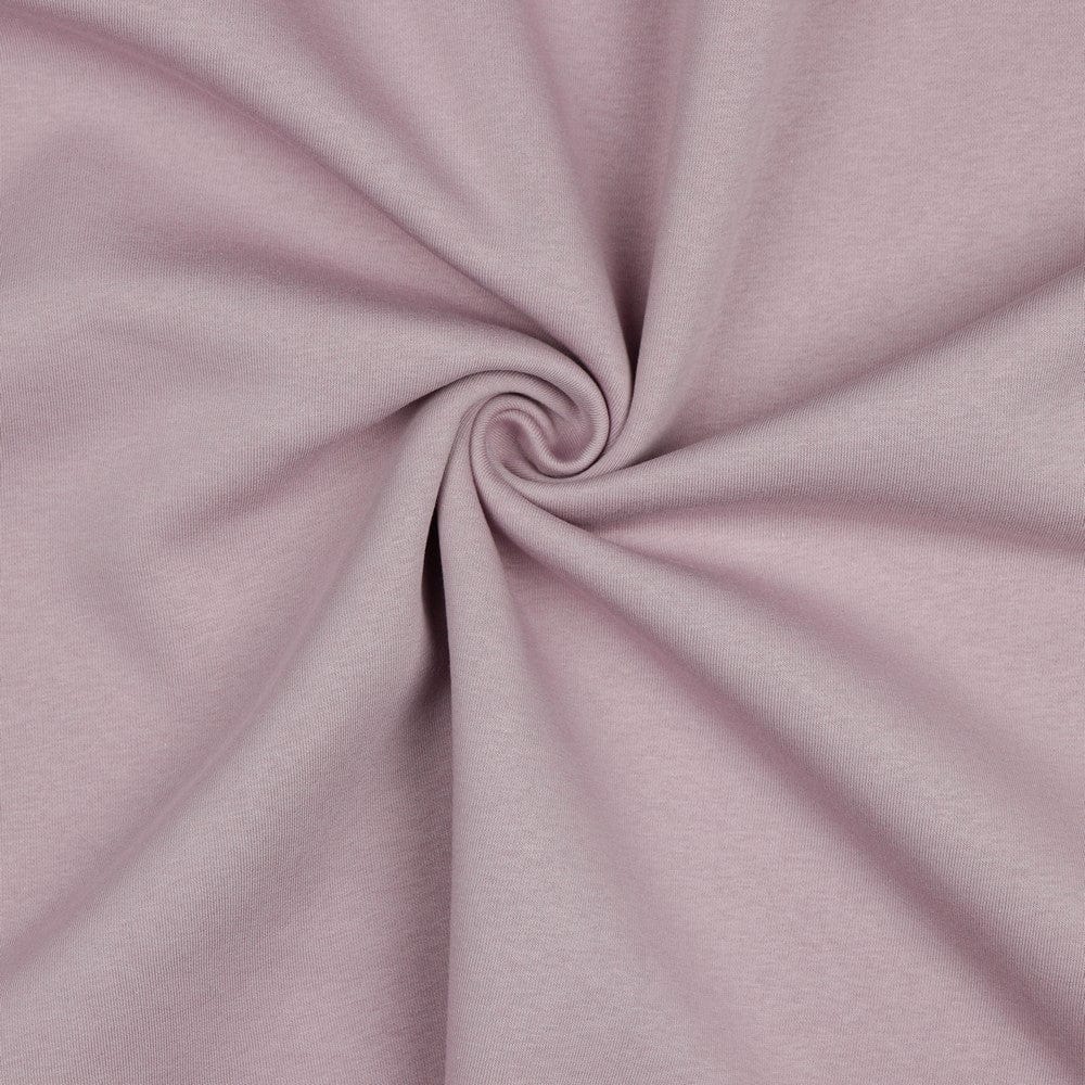 Cotton brushed knit - powder pink 285 g/m²