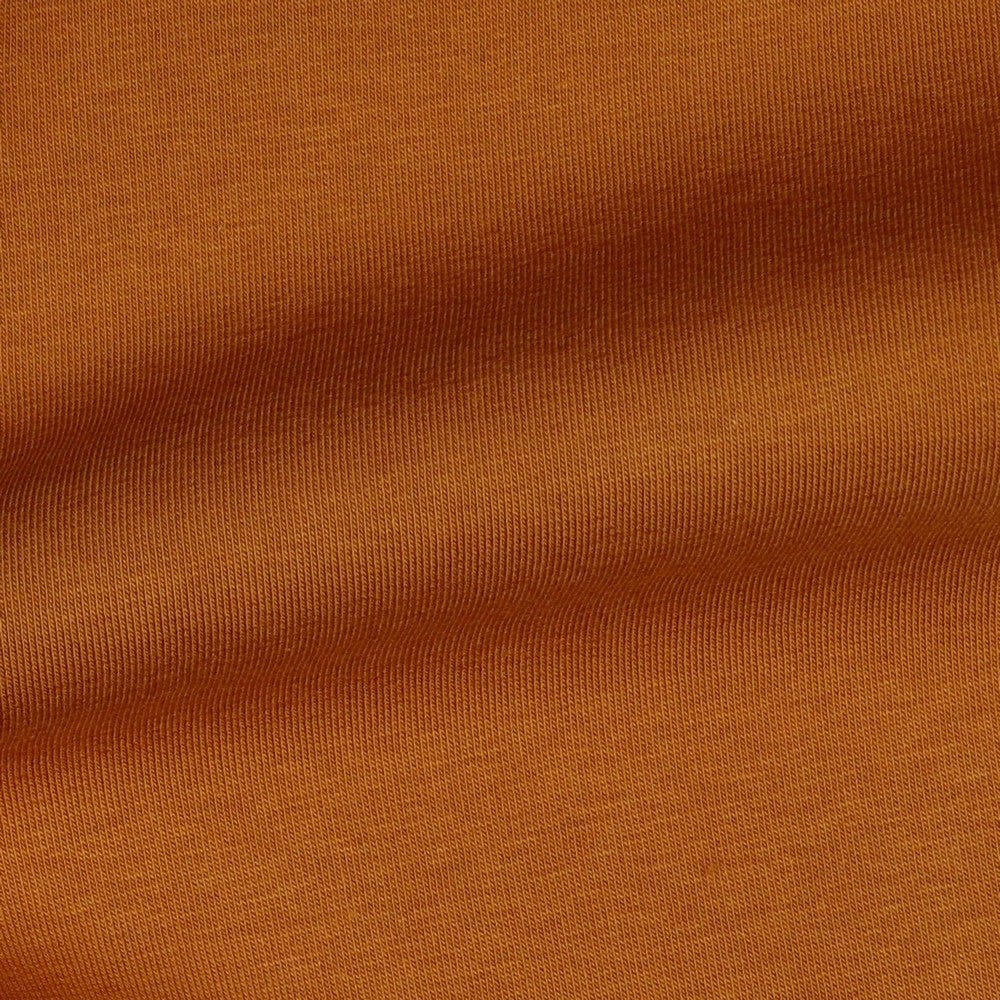Cotton insulated jersey - rust tone 285 g/m²