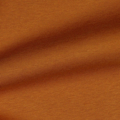 Cotton insulated jersey - rust tone 285 g/m²