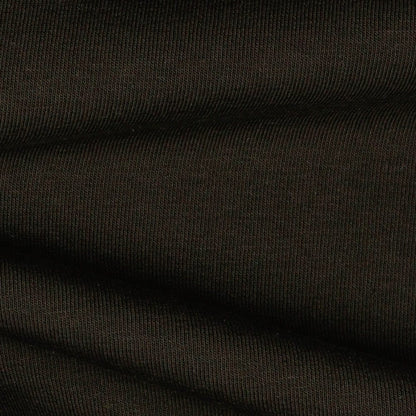 Cotton insulated knit fabric-chocolate brown 285 g/m²