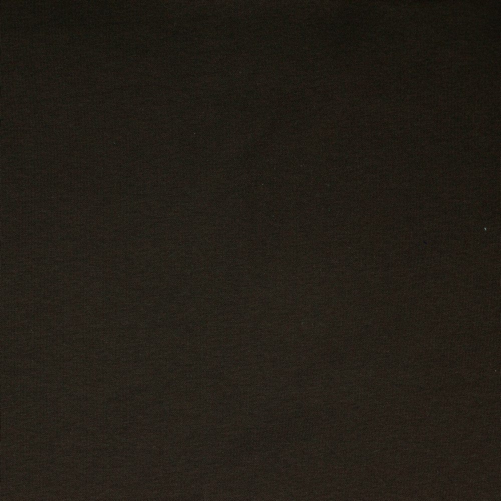 Brushed cotton knit - chocolate brown 285 g/m²