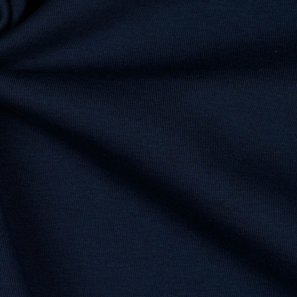 Cotton insulated knit fabric - dark blue 285 g/m²