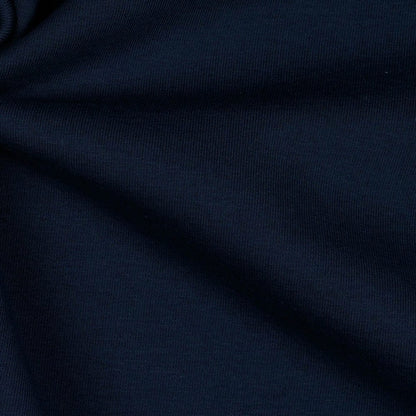 Cotton insulated knit fabric - dark blue 285 g/m²