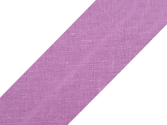 Cotton bias tape 20 mm-lilac