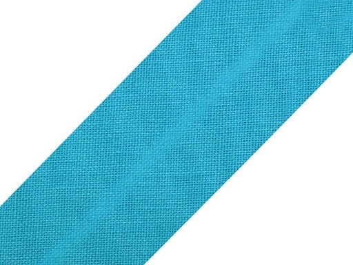 Cotton bias tape 20 mm-turquoise