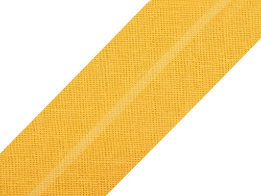 cotton bias tape 30 mm-yellow