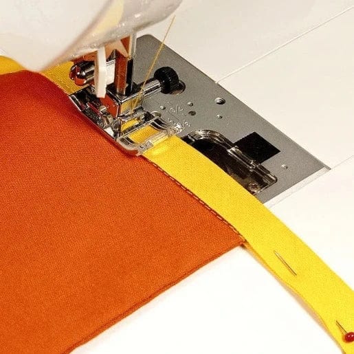 Cotton bias tape 30 mm-yellow