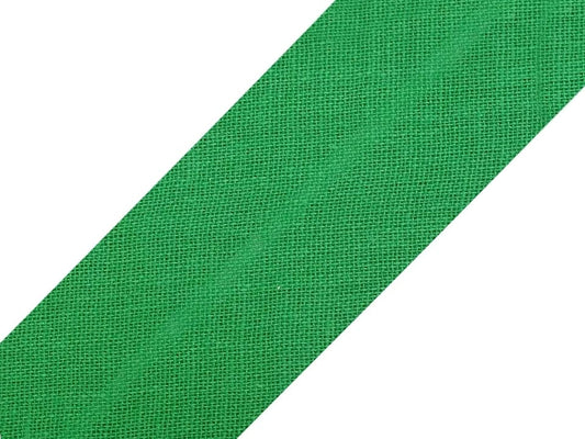 Cotton bias tape 30 mm-green