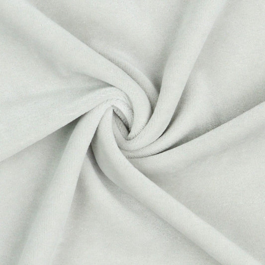 Cotton velour - light grey 250 g/m²