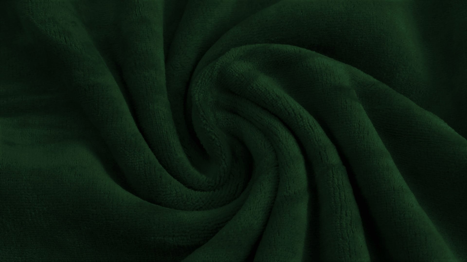 Cotton velour, emerald green 250 g/m²