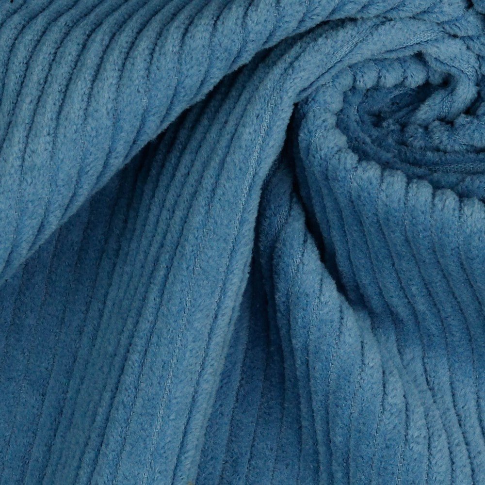 Cotton corduroy-sky blue 280 g/m²