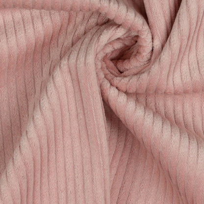Cotton corduroy - soft pink 280 g/m²