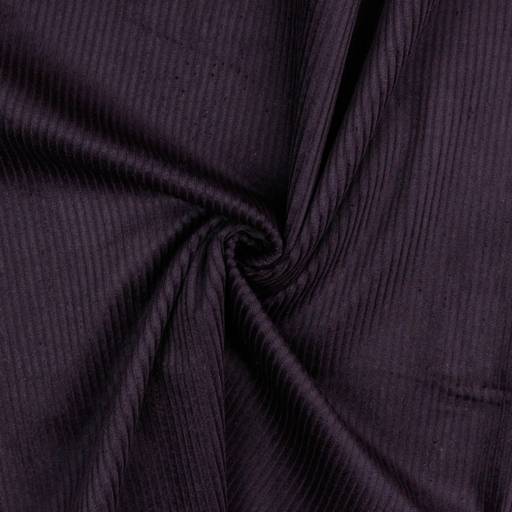 Cotton corduroy-dark purple 280 g/m²