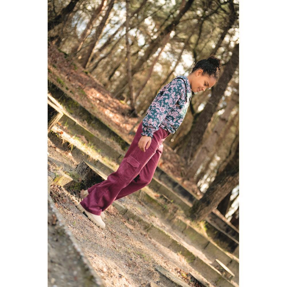 Green cotton corduroy 280 g/m²