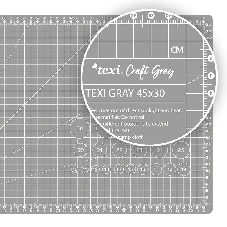 Set - Cutting Mat with Accessories 45x30 cm