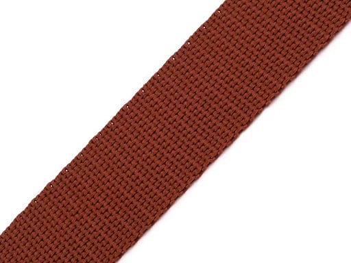 Ribbon for bags, straps 20 mm-brown