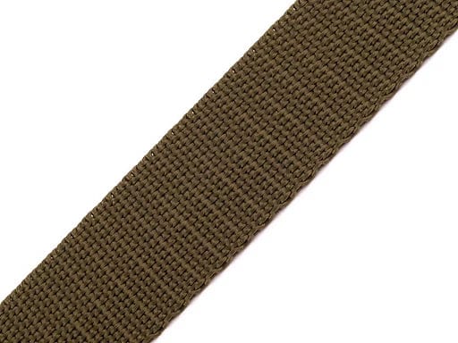 20 mm khaki green webbing for bags and straps