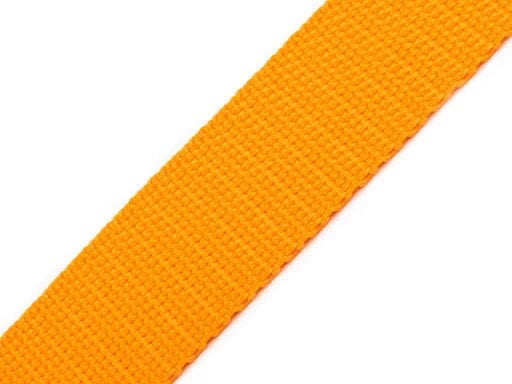 Ribbon for bags, straps 20 mm-honey yellow