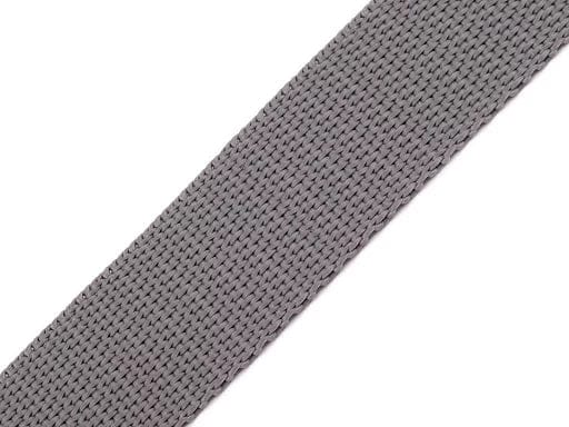 Ribbon for bags, straps 20 mm - gray
