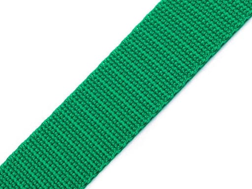 Ribbon for bags, straps 20 mm-emerald green