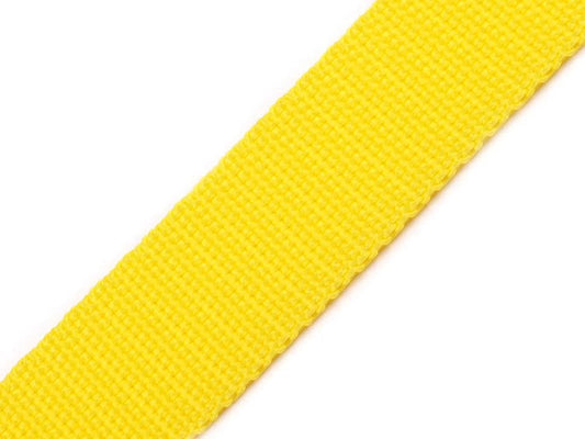 Ribbon for bags, straps 30 mm - yellow