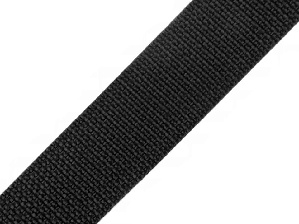 Tape for bags, straps 30 mm - black