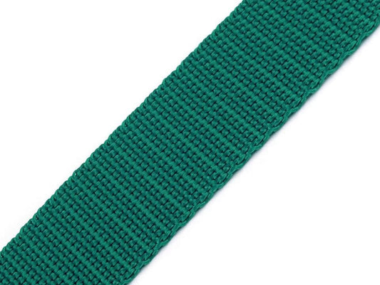 Ribbon for bags, straps 30 mm - turquoise green