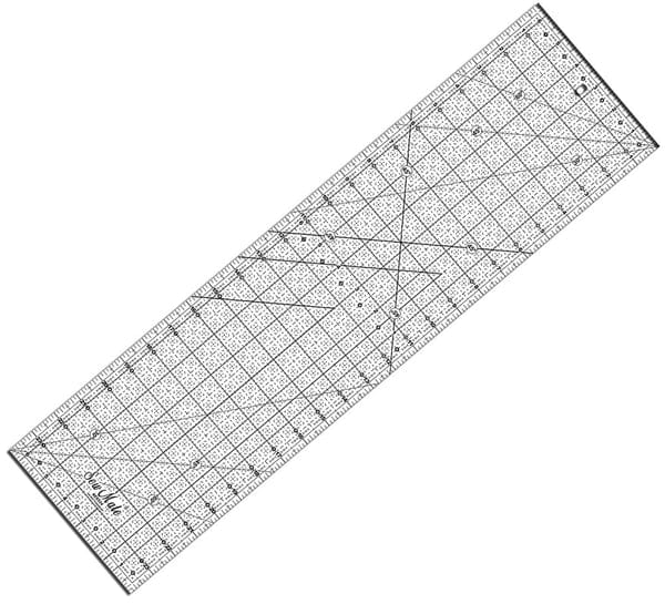 Ruler with markings 160x600 mm