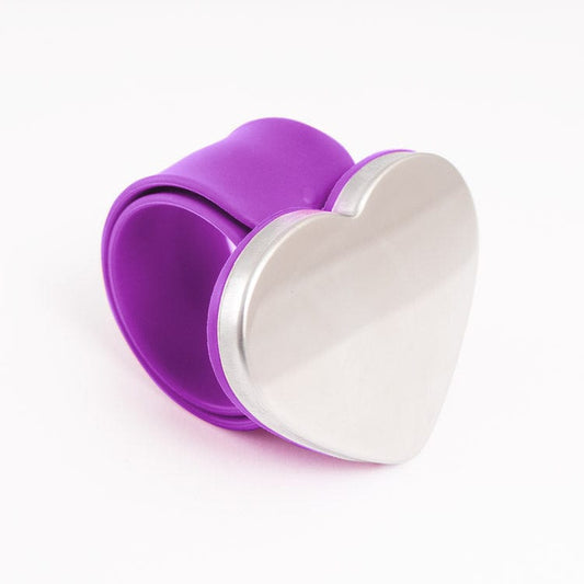 Magnetic pin cushion/wristband-lilac