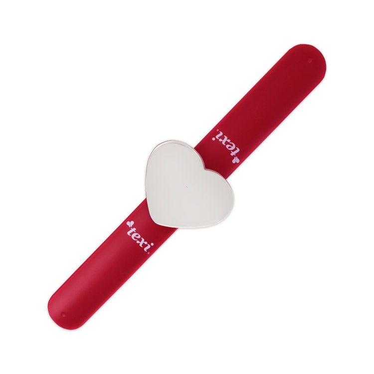 Magnetic pin cushion/bracelet-red