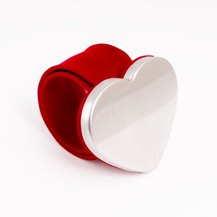 Magnetic pin cushion/bracelet-red